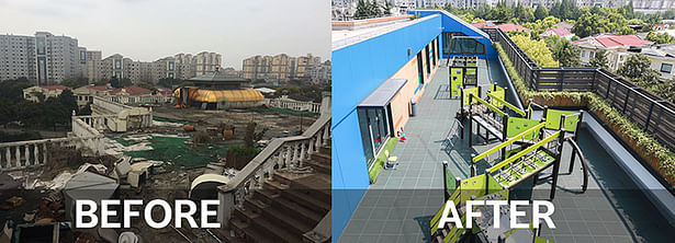 Former Gubei Clubhouse rooftop reimagined as colorful and creative play space