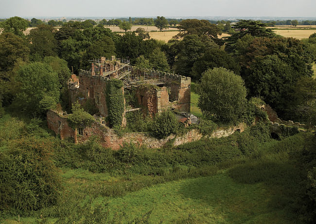 Astley Castle before construction started. Photo: Landmark Trust.