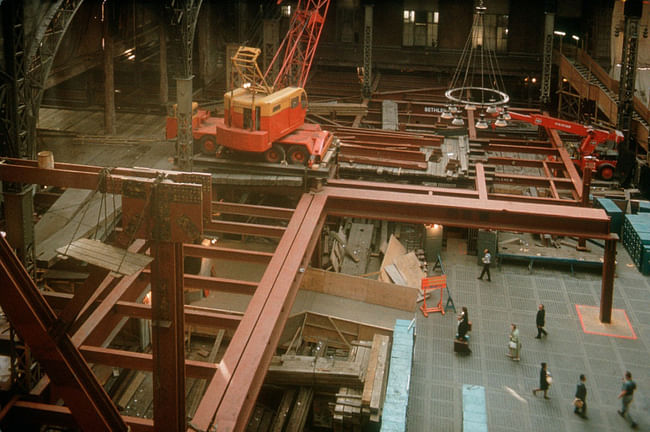 Demolition of the NYC Penn Station on Oct. 28, 1963. Photo ⓒ Norman McGrath, courtesy of AIA | NY.