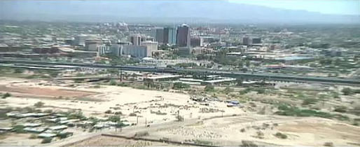 Downtown Tucson (still from KVOA report)