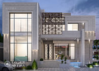 Modern villa exterior in Oman