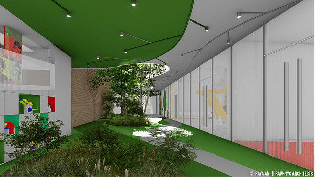 Iraqi Home Foundation for Creativity- Interior Courtyard-2
