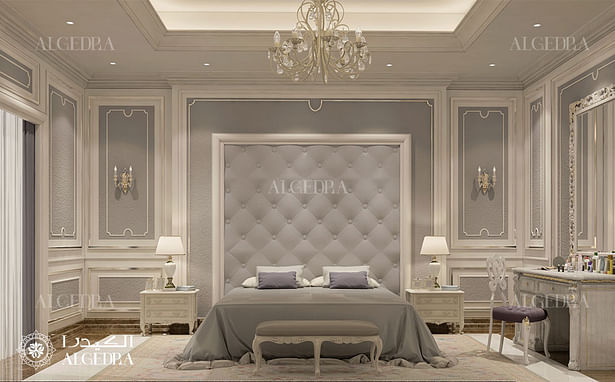 Neoclassic style bedroom design