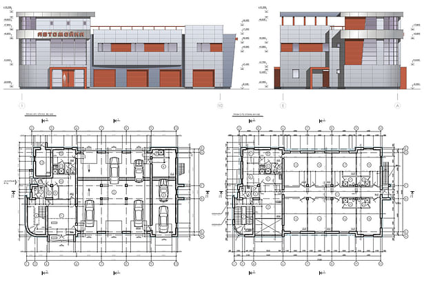 Facedes & plans