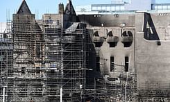 Work to dismantle the dangerous parts of the Mackintosh Building is underway