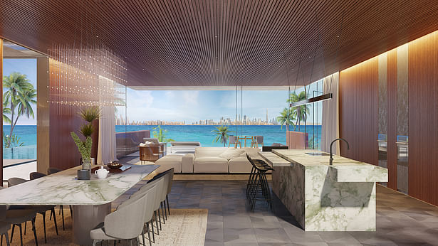 UNICA Architects_Beach Villas-Living Room