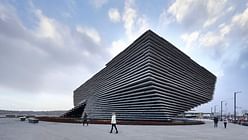 New drone video shows off Kengo Kuma's soon to open V&A Dundee Museum 