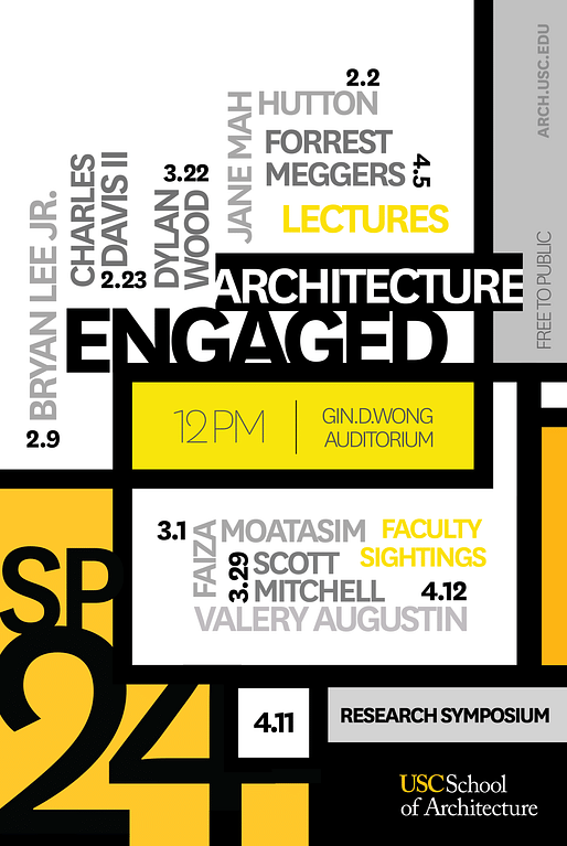 Lecture poster courtesy USC School of Architecture