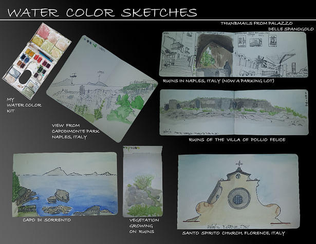 Water Color Sketches 