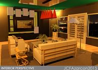 3D Max project- Living Room Design