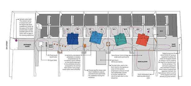 Bird's eye plan diagram