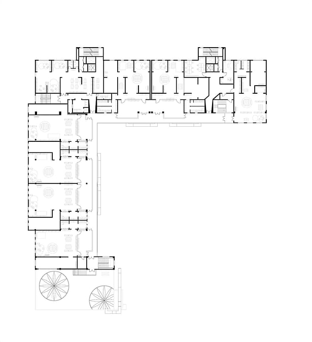 Second Floor Plan. © unarchitecte