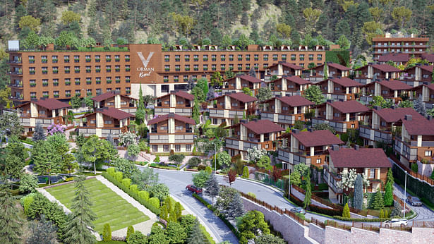 V Orman Resort © Ecce Group. Visualization by Ecce Group