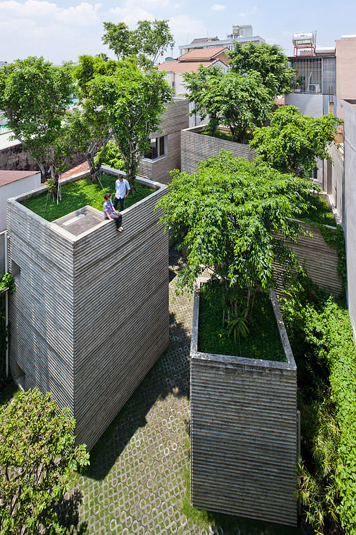 Completed Buildings - House: House for Trees, Vietnam, by Vo Trong Nghia Architects. Photo courtesy of World Architecture Festival Awards 2014.