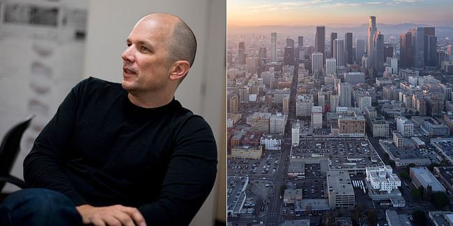 LEFT: Michael Maltzan. Photo: Monica Nowens | RIGHT: Downtown Los Angeles. Photo: Iwan Baan.