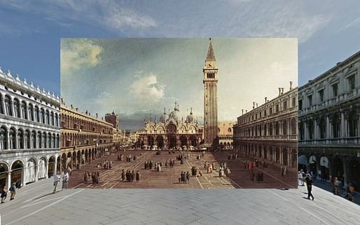 Venice, according to Canaletto and Google Street View (shystone; via The Atlantic)