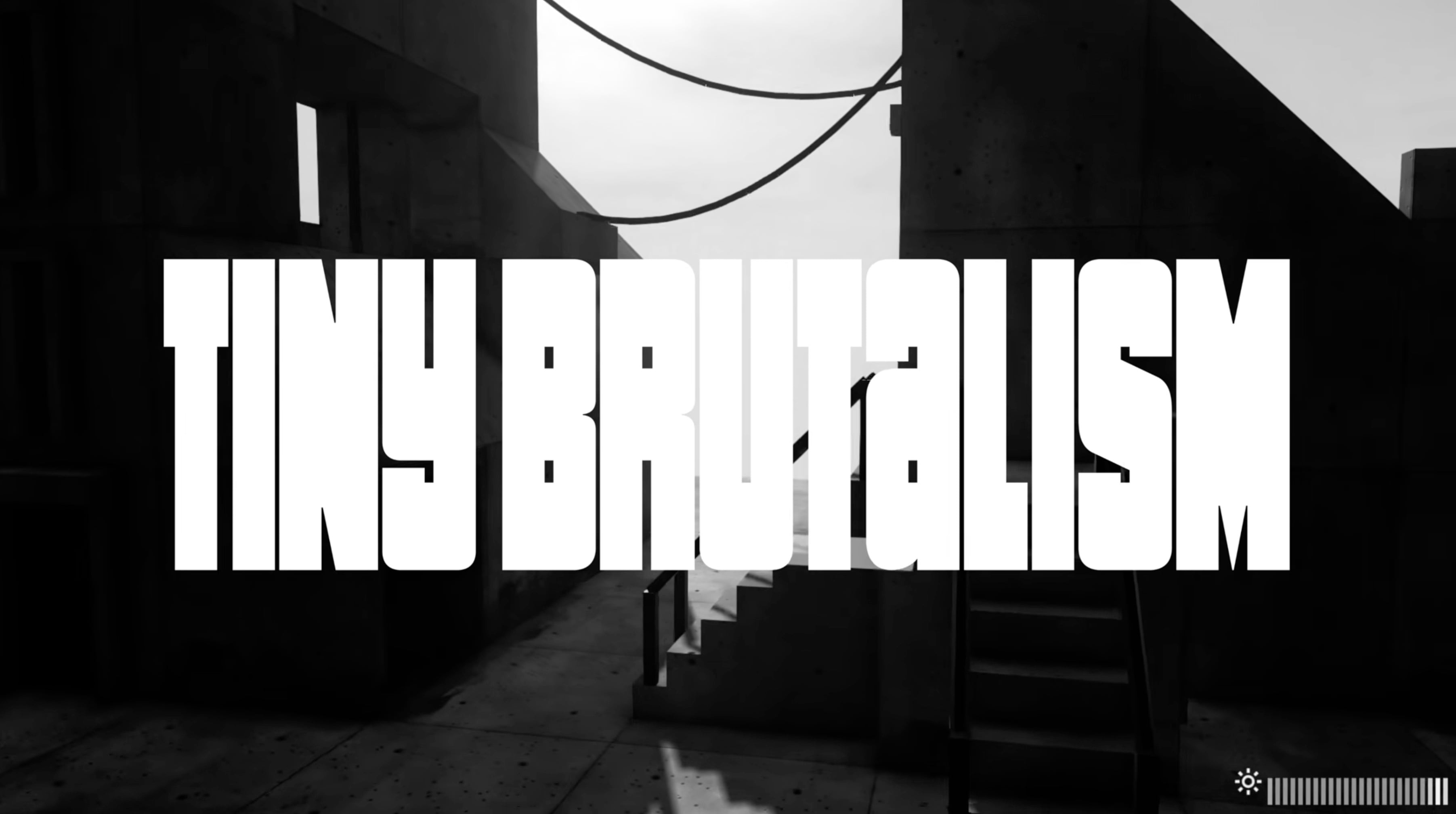 Tiny Brutalism lets players design and explore concrete megastructures ...