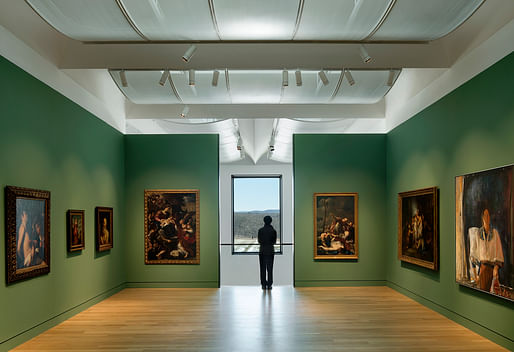 Inside the European Gallery looking toward the Arboretum. Image: Jeremy Bittermann/JSBA