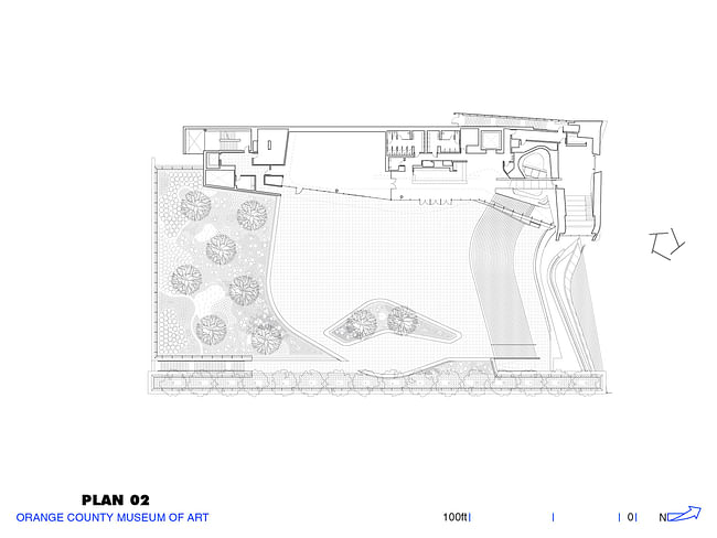 OCMA Plan. Image courtesy Morphosis Architects.