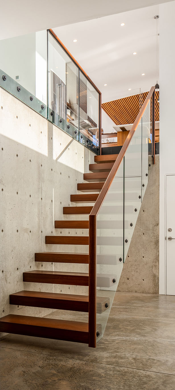 Staircase From the Basement Looking Up