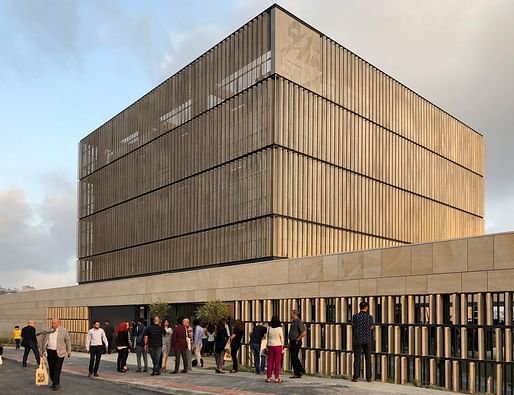 The new Qattan Foundation arts center in Ramallah. Photo credit: Oliver Wainwright for The Guardian.