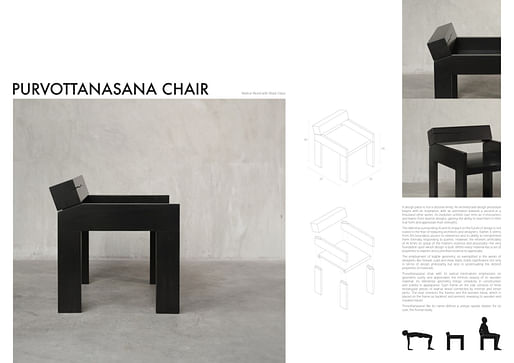 Purvottanasana Chair by Emad Lajevardi. Image courtesy Buildner.