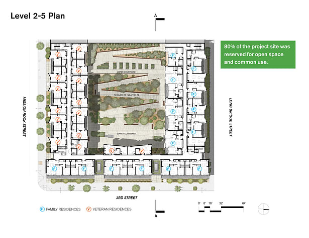 Edwin M. Lee Apartments - Plan (Leddy Maytum Stacy Architects)