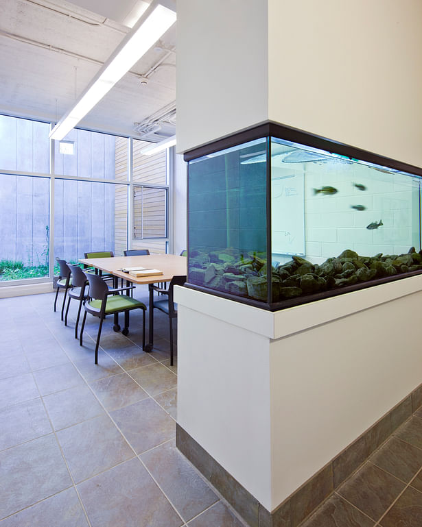 SUNY Oneonta Cooperstown B.F.S. Interior Conference Room Aquarium Wall Partition