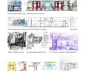 Various Architectural Works and Artwork Paintings and Drawings