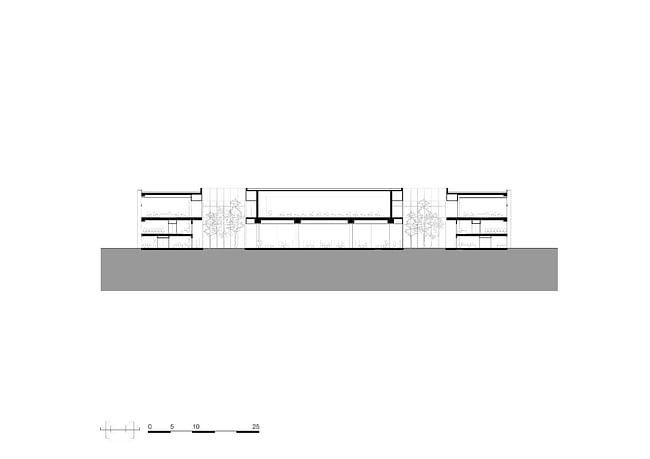 Section CC. Image courtesy of KAAN Architecten.