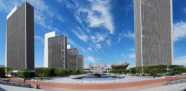 Empire State Plaza looking northeast by UpstateNYer