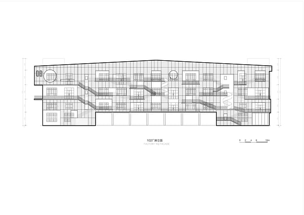 Elevation of factory 102 © XING DESIGN