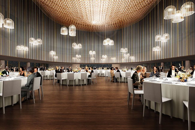 Auditorium – Banquet mode ©David Chipperfield Architects