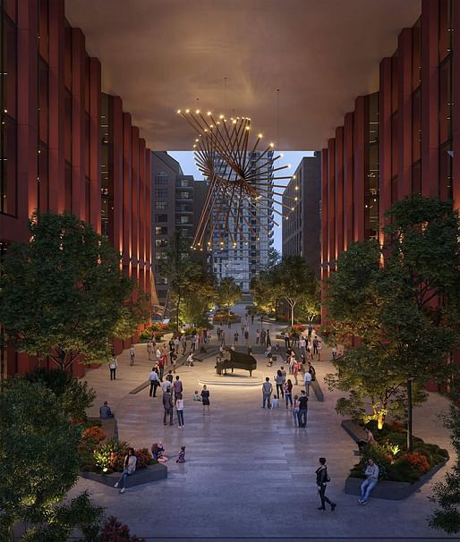 Rafael Viñoly Architects' recently-unveiled first Canadian project in Toronto. Rendering courtesy Binyan and Madison Group 