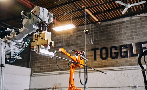 Automated rebar assembly at Toggle's New York Headquarters. Image: Toggle