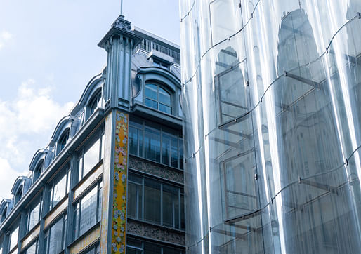 Old meets new at the reopened La Samaritaine department store in Paris. © Pierre-Olivier Deschamps via SANAA.