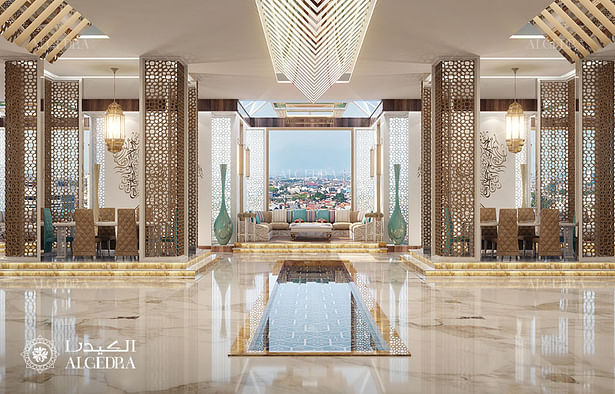 Arabic restaurant luxury interior design