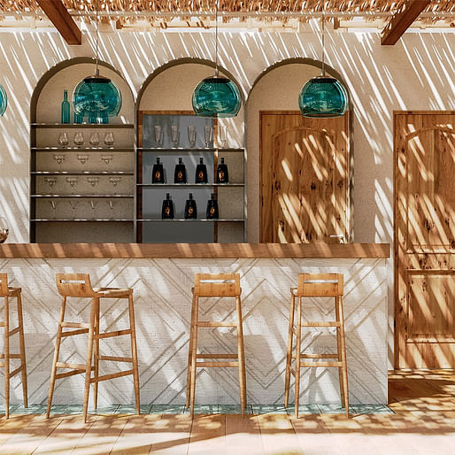 <a href="https://archinect.com/MadoSamiouArchitecture/project/caomma-beach-bar-syros-cyclades-greece">Caomma Beach Bar</a> in Syros, Greece by <a href="https://archinect.com/MadoSamiouArchitecture">Mado Samiou Architecture</a> in collaboration with Xenos Design