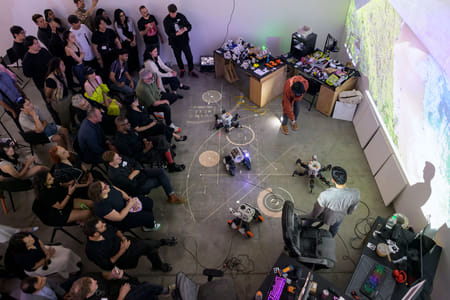 SCI-Arc graduate presentation. Image courtesy of SCI-Arc