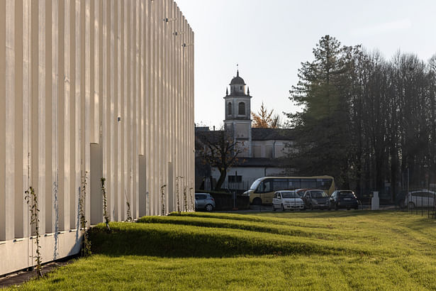 the garden and the classrooms