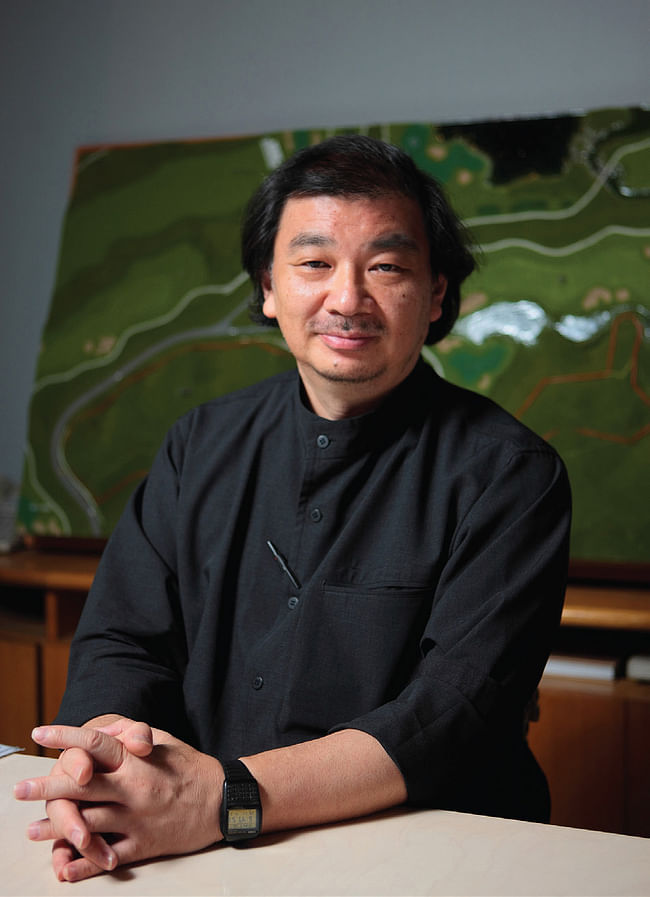 Shigeru Ban, 2014 Pritzker Architecture Prize Winner. Photo by Shigeru Ban Architects