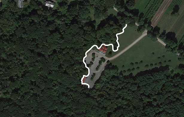 Aerial illustration of 'Tree Trace'