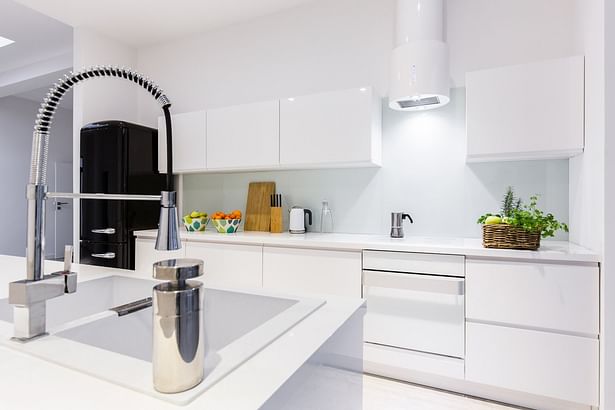 Kitchen with a minimalist style.