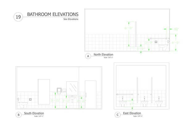 Bathroom Elevations