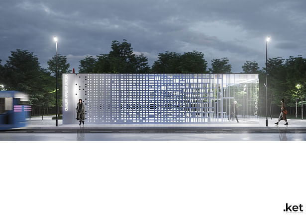'Prospect Marshala Zhukova' metro station . competition project . bureau .ket