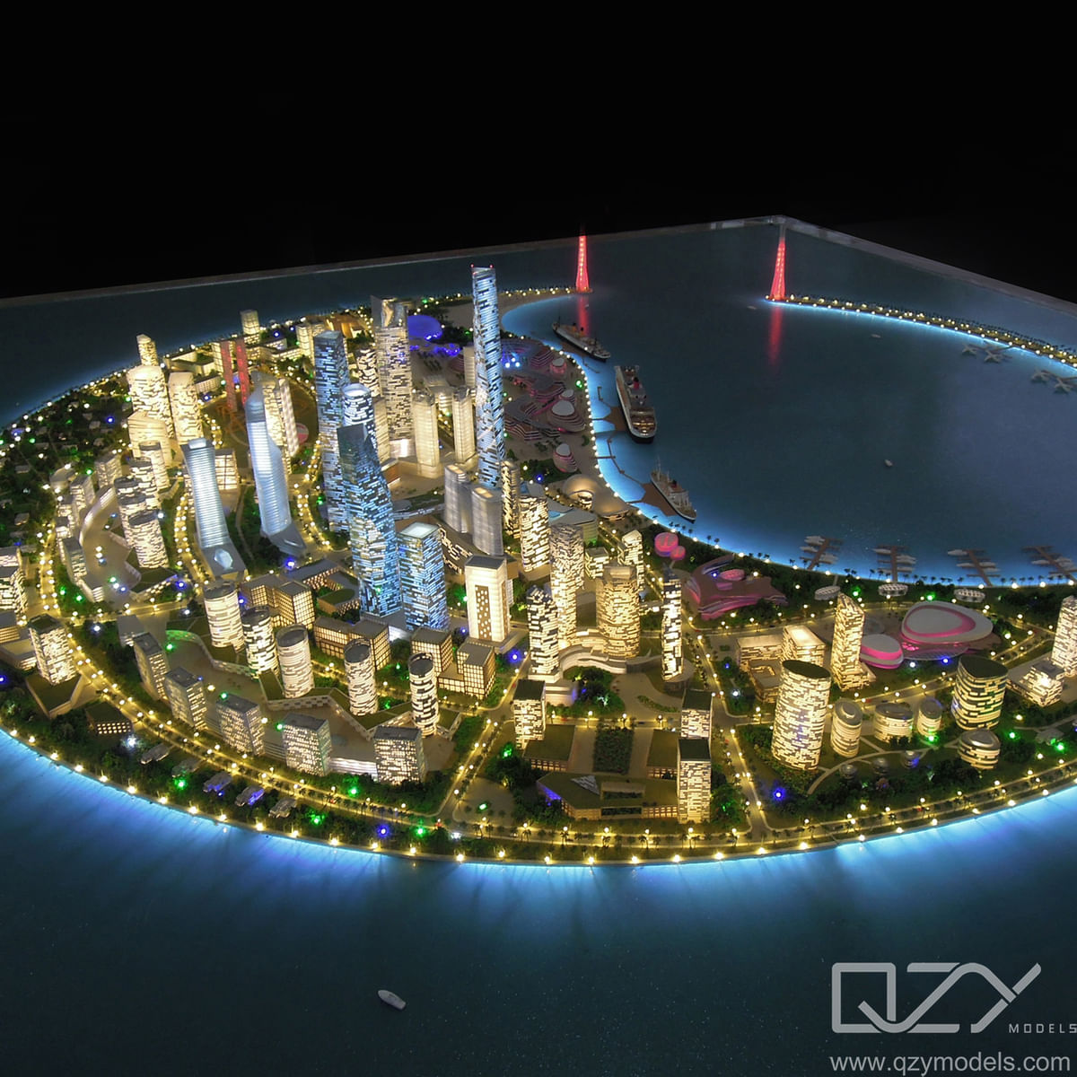 Hainan South China Sea International Pearl master plan model A