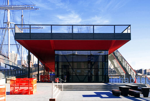 The newly-opened Pier 15, designed and built by SHoP Architects, on New York City's East River Waterfront Esplanade
