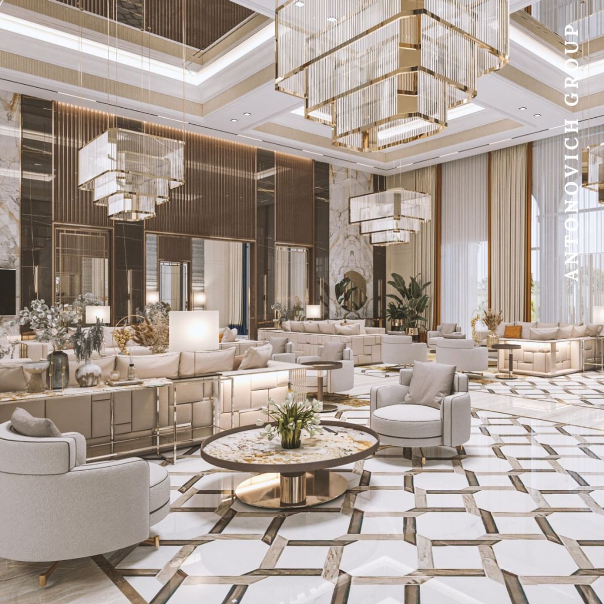 The Finest Interior Design Setting for Palace and Luxury Villa | Luxury ...