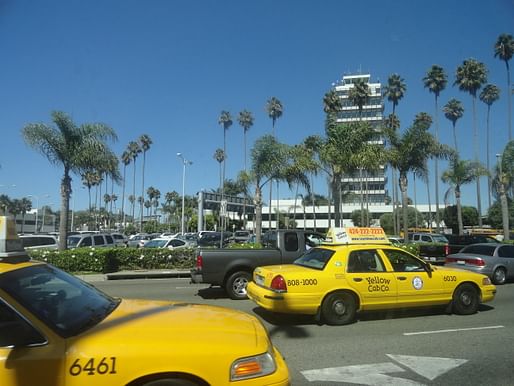 Los Angeles is a notoriously difficult city to hail a cab. Credit: Wikipedia