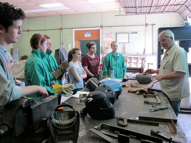 Steve teaching the group